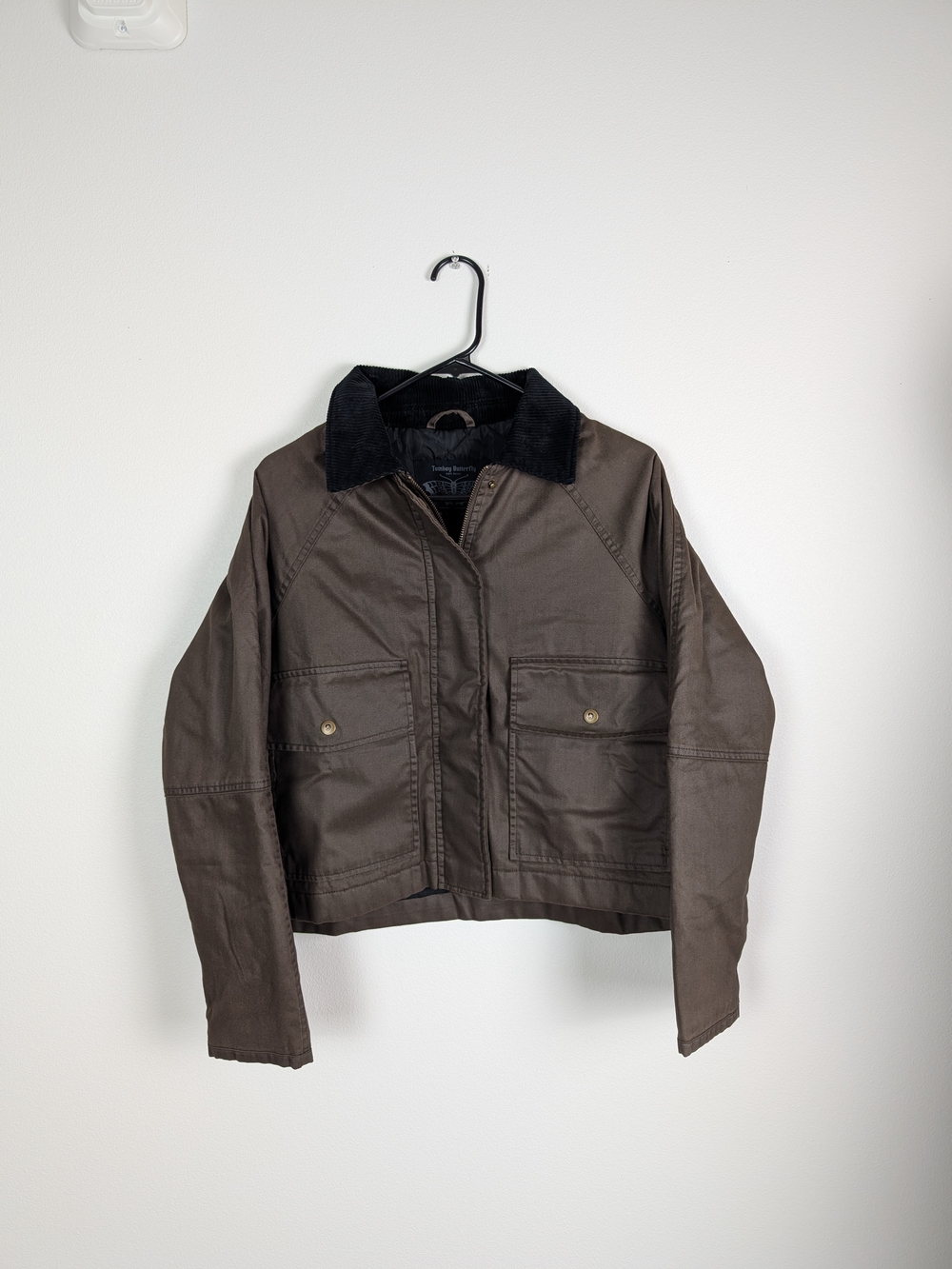 Brown Johnnie Wax Cropped Jacket!🤎